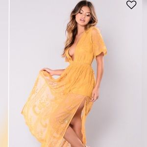 Mustard Dress